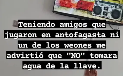 Este fue el mensaje de Diego Sánchez tras presentar problemas estomacales. Foto: Instagram