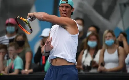 Nadal viene jugando un tenis descomunal en este principio de 2022. (Foto: Getty)