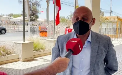 Claudio Bustíos se enamora de Calama y pedirá hacer los partidos de Cobreloa (Cristopher Antúnez)