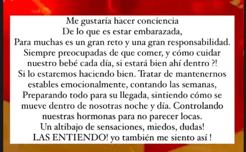 Lisandra Silva no aguanta más y se desahoga en medio de su embarazo.()