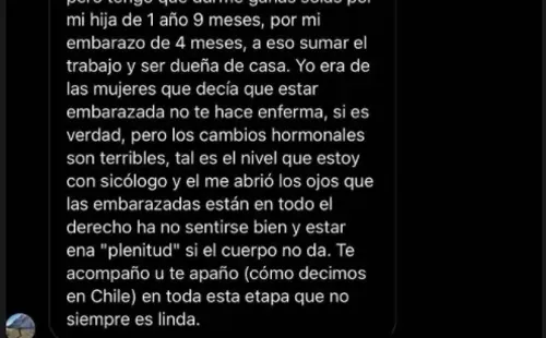 Lisandra Silva no aguanta más y se desahoga en medio de su embarazo.(5)