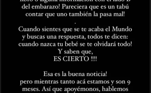 Lisandra Silva no aguanta más y se desahoga en medio de su embarazo.(10)