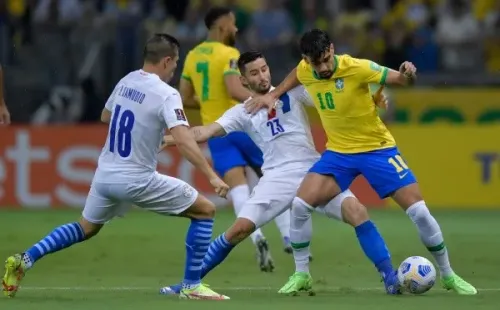 Brasil se impuso por 4-0 ante Paraguay en el estadio Mineirão y reafirmó su condición de superlíder en la tabla de las Eliminatorias Sudamericanas rumbo a Qatar 2022. (Foto: Agencia Uno)