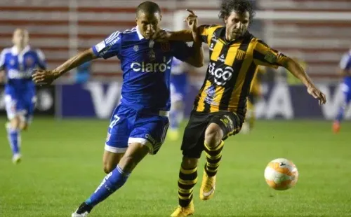 Leandro Benegas anotó el primer gol del partido