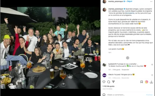 Mariela Sotomayor confirma salida de Zona de Estrellas