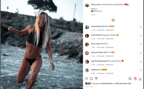 Macarena Ramis deja la grande con foto en Instagram.(1)