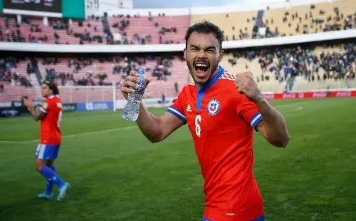 Gabriel Suazo se elevó como una de las grandes alternativas para el futuro de la selección chilena tras su actuación en esta doble fecha de eliminatorias. Foto: Carlos Parra, ANFP.