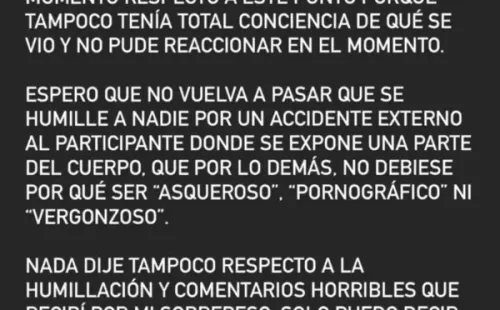Yasmín Valdés publica furioso desahogo tras eliminación de Aquí se Baila.(2)