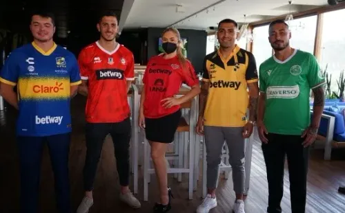 Jara fue parte de la presentación de Betway como nuevo auspiciador en el fútbol chileno. Foto: Emilio Ramírez