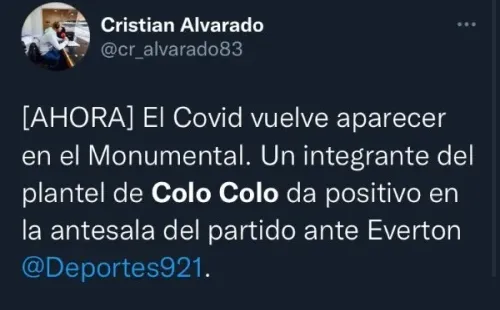 El mensaje de Cristian Alvarado de Deportes en Agricultura