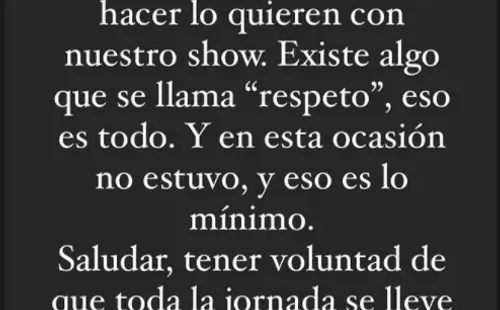 Supernova critica a Miranda tras show conjunto.(1)