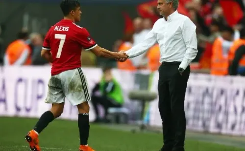 Alexis con Mourinho no tuvieron una buena relación en el United (Getty)