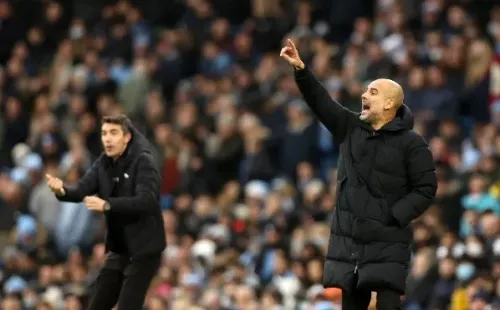 Josep Guardiola tuvo una pequeña confusión en sus declaraciones. (Foto: Getty Images)
