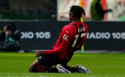 Rafael Leao marcó el único gol del compromiso en el primer tiempo. (Foto: Getty Images)