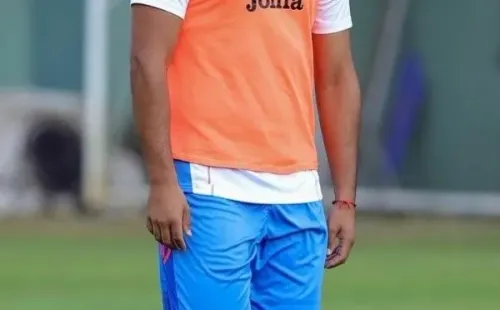 Iván Morales entrenando en México