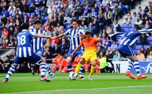 Alexis Sánchez marcó un tremendo golazo ante Espanyol. (Foto: Getty Images)