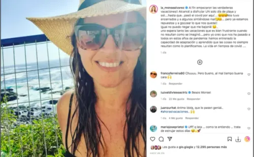 Monserrat Álvarez revela el particular detalle que le arruinó las vacaciones
