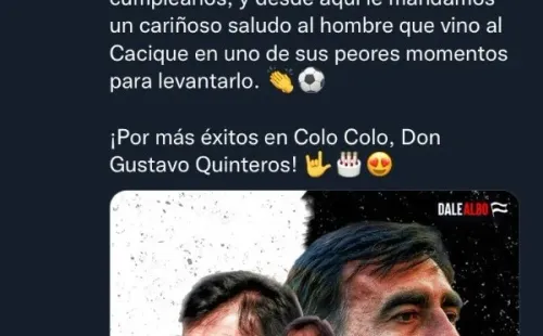 El afectuoso saludo de los colegas de Dalealbo