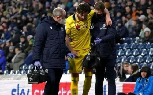 Brereton salió de la cancha con fuerte dolor en el tobillo izquierdo.