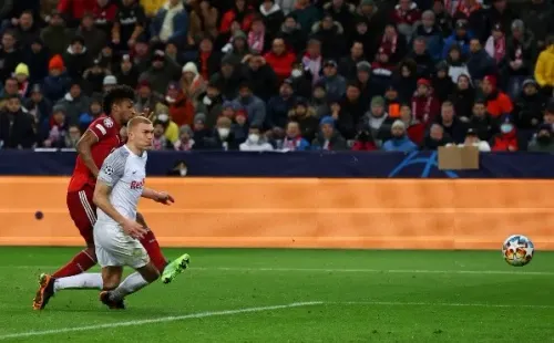 Kingsley Coman puso el empate frente al combativo Salzburgo. (Foto: Getty Images)
