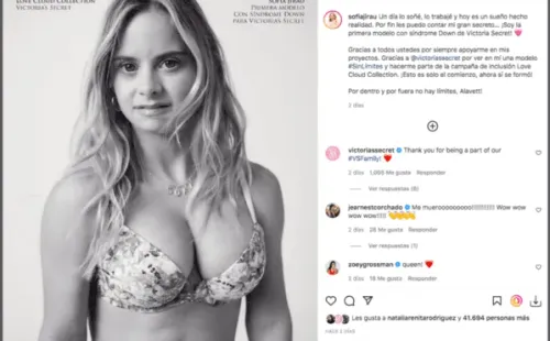 Conoce a la primera modelo con Síndrome de Down de Victoria’s Secret.