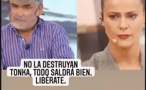 El extraño mensaje que Carlos Tejos le envía a Tonka