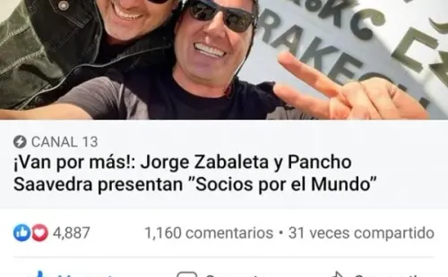 Fans festinan con respuesta de Pancho Saavedra a malintencionado comentario.(2)