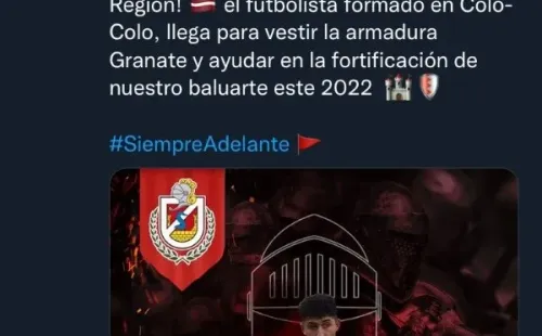 El anuncio de Deportes La Serena