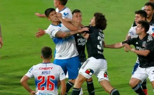 El alto temperamento del zaguero uruguayo le ha costado varias malas pasadas desde su llegada al fútbol chileno, pero Quinteros confía en que todavía le queda mucho por aprender al respecto. (Foto: Agencia Uno)