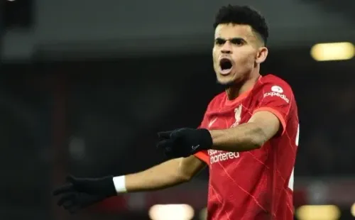 Luis Díaz marcó su primer gol con la camiseta de los Reds.