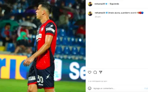 Nehuén Paz terminó su vínculo con Crotone y se acerca cada vez más a Universidad Católica. (Foto: @nehuenp30)