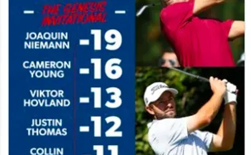 Niemann lidera la tabla del Genesis Invitational. (Foto: PGATOUR)