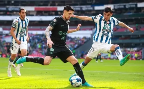 Diego Valdésfue clave en el descuento del América. No obstante, cayeron ante Pachuca. Foto: Getty Images