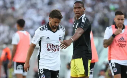 Costa salió muy bajoneado ante Audax y se fue directo al camarín (Agencia Uno)
