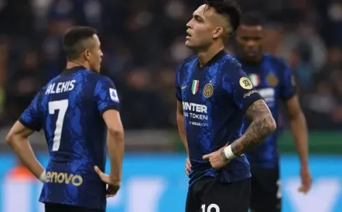 El ataque del Inter de Milán tuvo su peor noche ante el Sassuolo y se perdió todas las oportunidades que tuvo. Foto: Getty Images