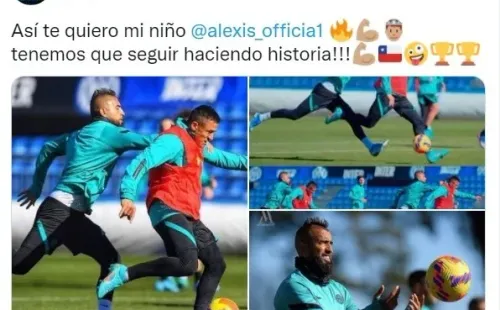 El mensaje de Arturo Vidal en sus redes