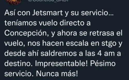 El mensaje de Cobreloa en Twitter