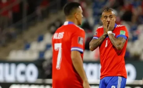 Chile se aferra a sus referentes de la Generación Dorada para soñar con la opción de decir presente en el Mundial de Qatar 2022. (Foto: Agencia Uno)