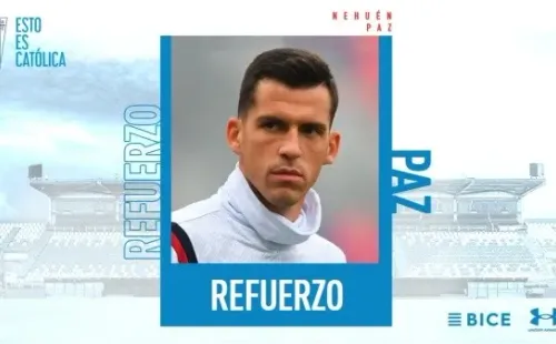 Nehuén Paz es futbolista cruzado por cuatro años. (Foto: @Cruzados)