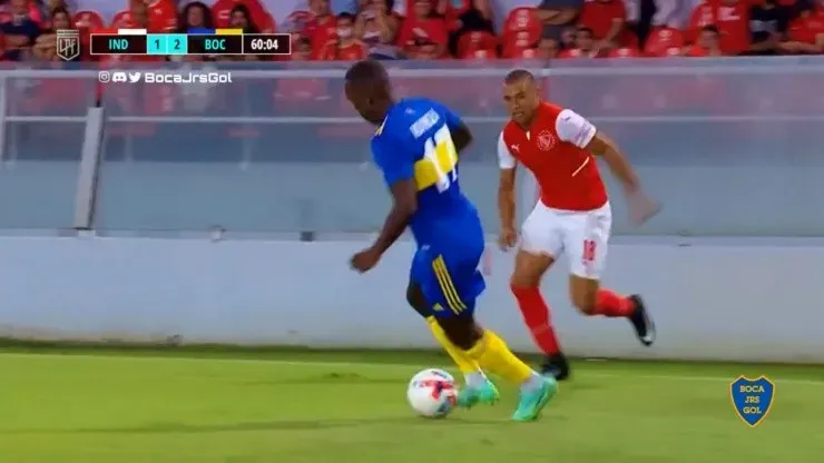Leandro Benegas las corrió todas en su debut oficial por Independiente ante Boca Juniors, casi doce años después de su partida de la Primera División de Argentina