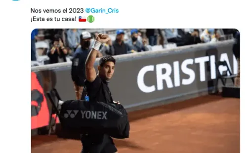 Garin se despidió del ATP de Santiago con una inapelable caída ante Alejandro Tabilo. (Foto: Chile Open)