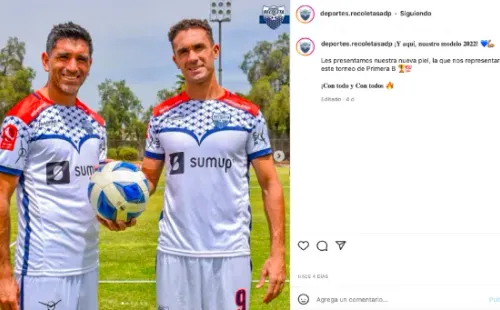 Recoleta presentó una nueva camiseta para la temporada 2022 y Felipe Núñez explicó la emotiva razón detrás de su diseño. (Foto: @deportes.recoletasadp)