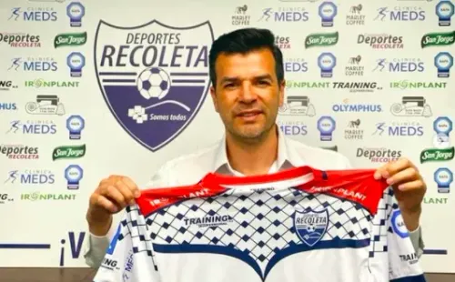 Chamagol González fue anunciado el 14 de diciembre de 2021. (Foto: Deportes Recoleta)