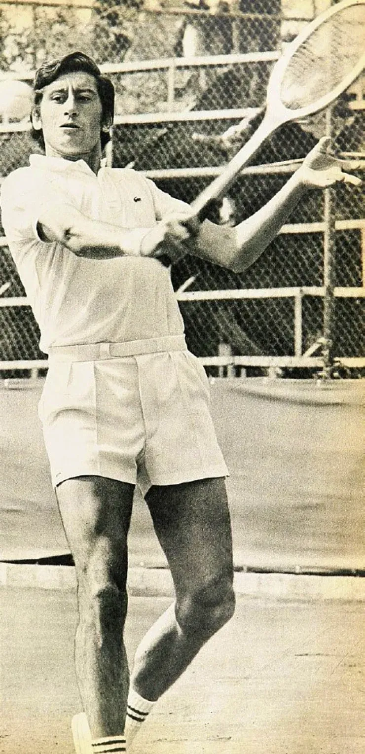 Jaime Pinto, el primer Top 100 chileno en el Ránking ATP. Crédito: Revista Estadio