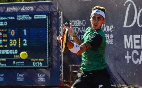 Alejandro Tabilo se integra este martes al equipo chileno de Copa Davis. Foto: Agencia Uno