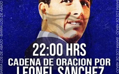 En la noche del domingo hubo convocatoria para orar por la salud de Leonel Sánchez.