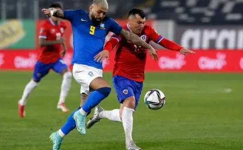 El 2 de septiembre de 2021 se enfrentaron por última vez Chile y Brasil. Dicho duelo se jugó en el estadio Monumental y pese al gran partido de La Roja igualmente la Verdeamarelha ganó con un ajustado 1-0. (Foto: Getty)
