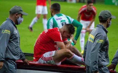 Carlos Palacios ha tenido un muy irregular paso por el Inter de Porto Alegre en su primera experiencia fuera del país. (Foto: Agencia Uno)