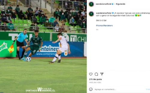 Wanderers y Santiago Morning se fueron al descanso sin hacerse daño, pero tenían guardado lo mejor para el segundo tiempo. (Foto: @wanderersoficial)