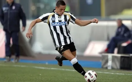 Alexis Sánchez dio sus primeros pasos en Europa con la camiseta del Udinese. Foto: Getty Images